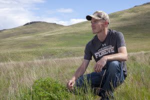 Connor White, project manager for Pheasants Forever and the BLM 
