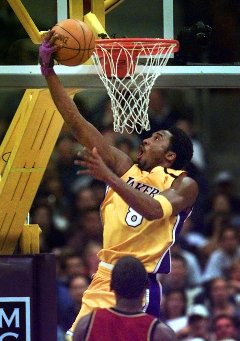 Kobe Bryant。（AP Photo/Kevork Djansezian）