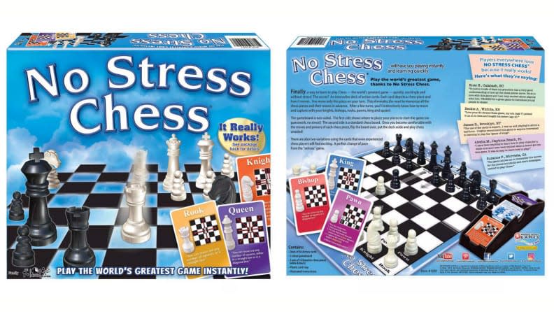 Take the stress out of chess with this set.