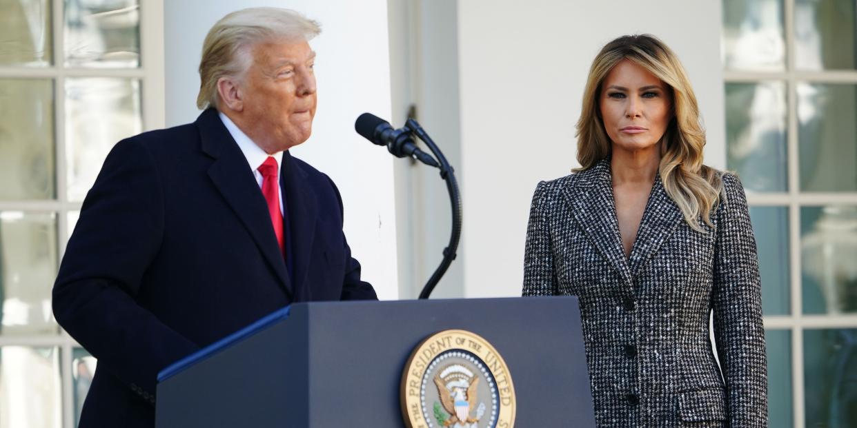 GettyImages donald trump melania trump