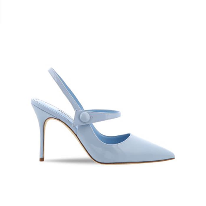 Manolo Blahnik’s Didion sling back for spring ’24.