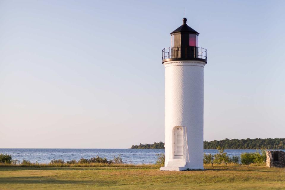 Lighthouse in St. James, Beaver Island, Michigan