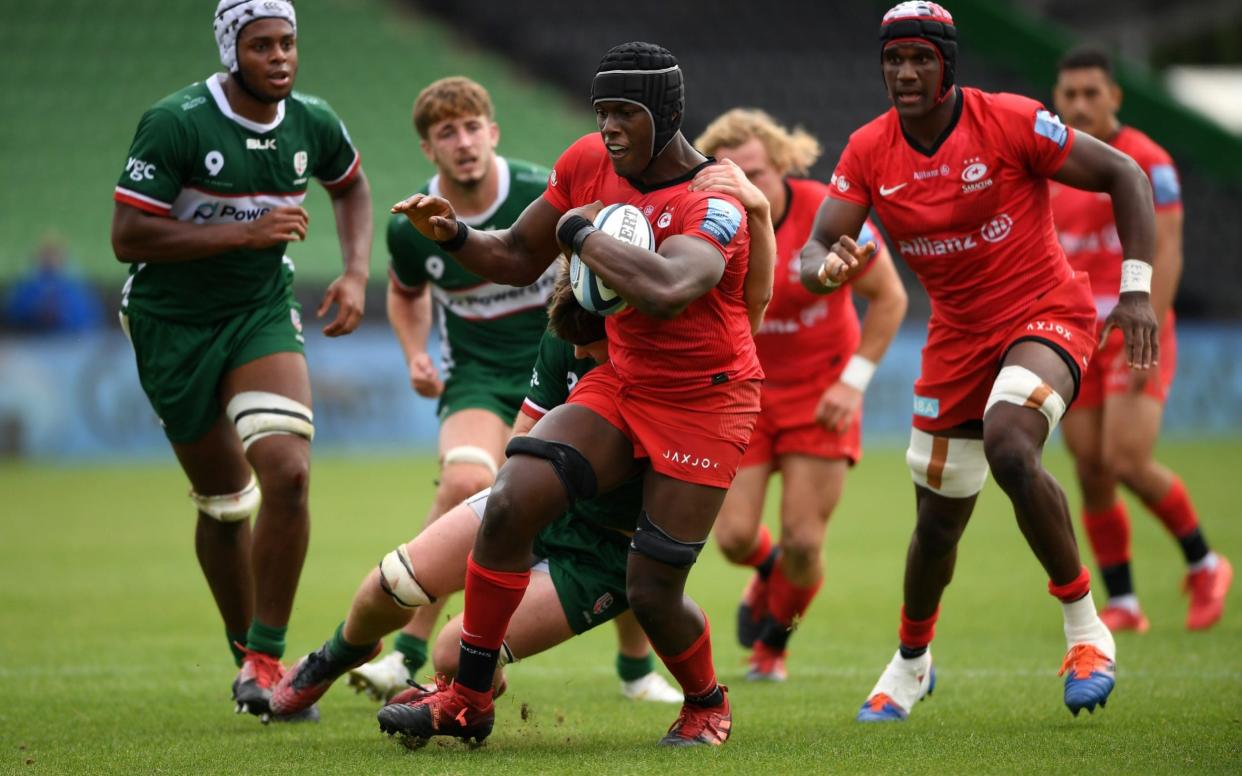 Saracens are preparing for life supposedly in the second tier - GETTY IMAGES