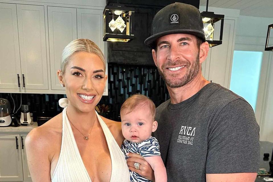 <p>Heather Rae El Moussa/Instagram</p> Heather Rae and Tarek El Moussa with son Tristan