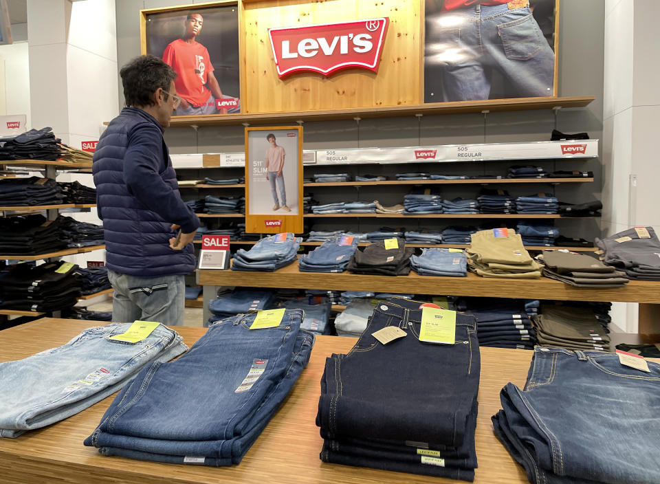 Brands such as Levi's and Nike have responded by strengthening their own direct-to-consumer channels to strengthen their relationships with consumers and gain greater control over their brands.  (Justin Sullivan/Getty Images)