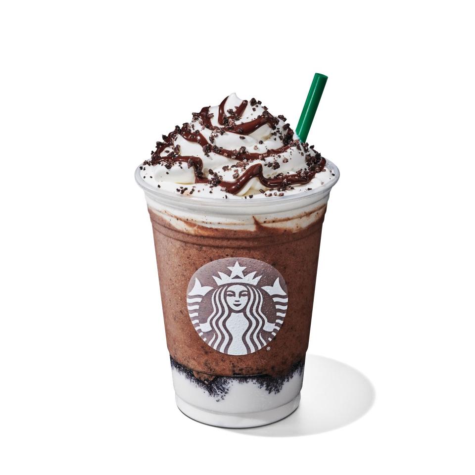 mocha cookie crumble frappuccino the best starbucks drinks country living