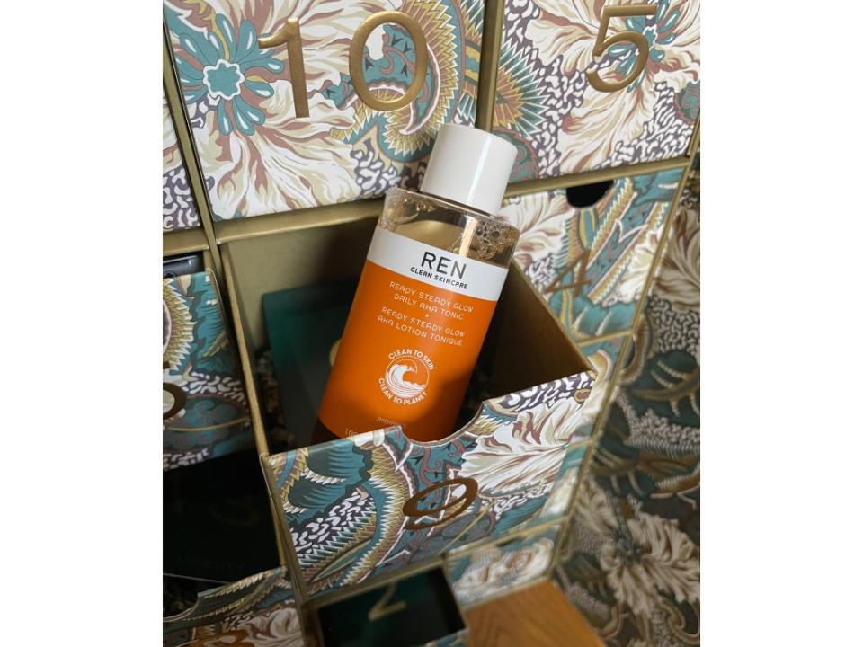 A full-size bottle of Ren Clean Skincare’s AHA tonic was a real highlight (Lucy Partington)