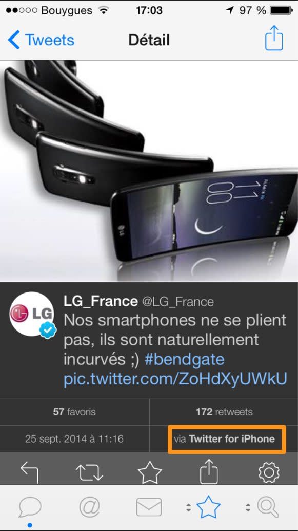 LG G Flex Bendgate iPhone