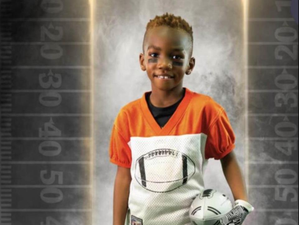 Amir Harden, 8, of Burnsville, Minnesota, was shot and killed while trying to protect his mother from his abusive father on 5 June, 2024 (Cherish Edwards)