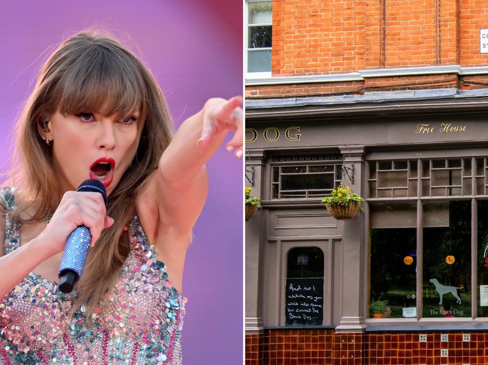 Ein kleiner Pub in London wird derzeit von Taylor Swifts Fans überströmt. (Bild: imago/AAP / ddp)