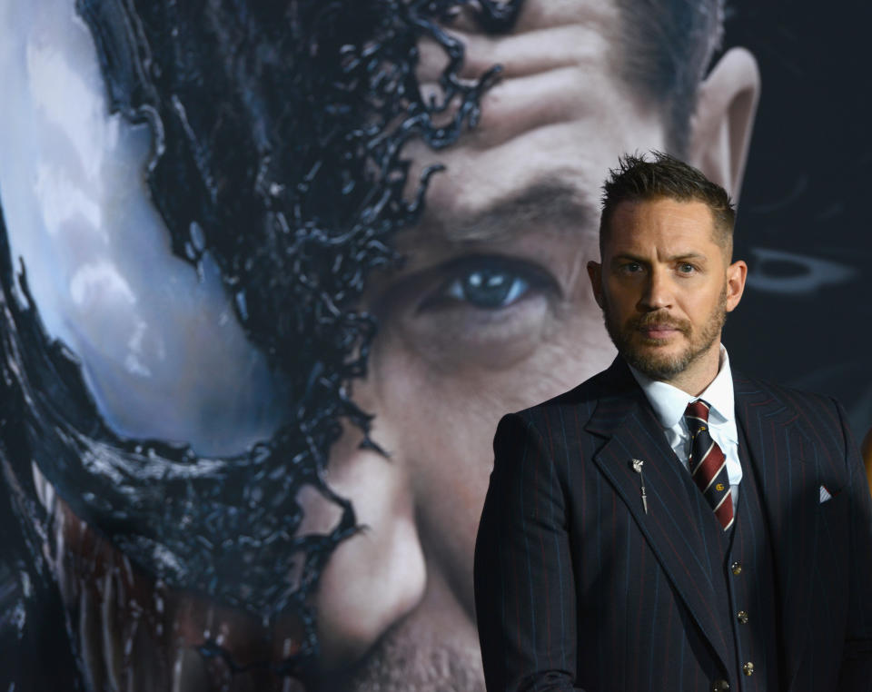 Tom Hardy at the U.S. premiere of 