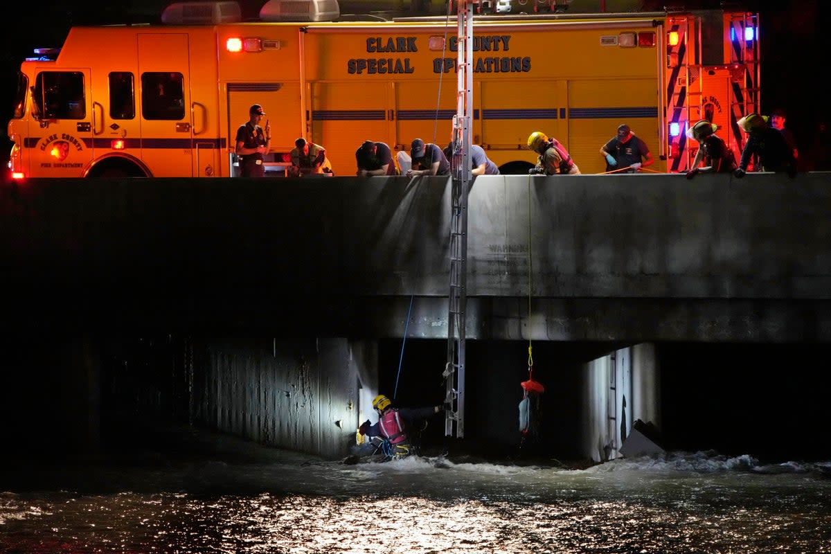 Las Vegas Flooding (Copyright 2023 The Associated Press. All rights reserved.)