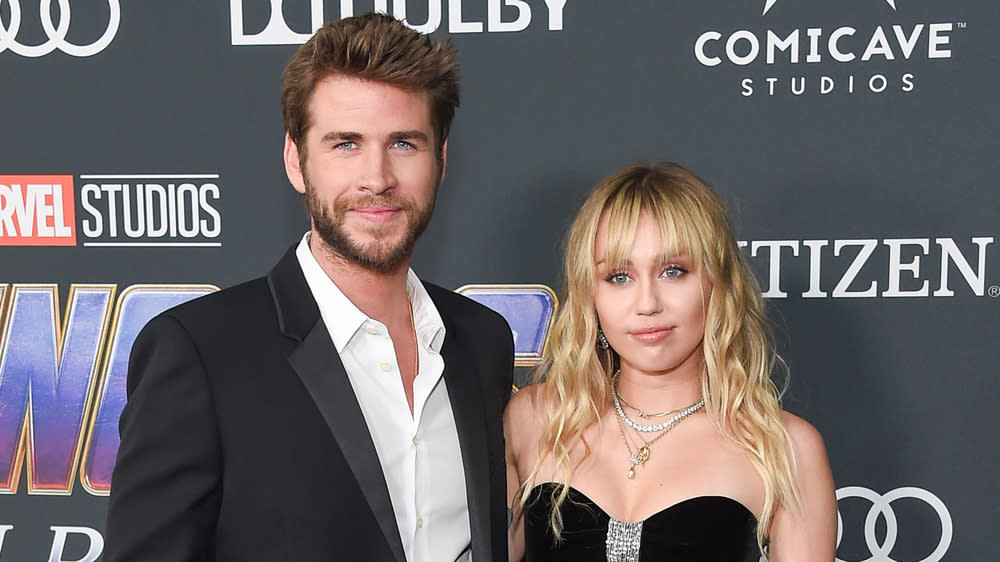 Miley Cyrus und Liam Hemsworth auf der Premiere von "Avengers: Endgame" (Bild: DFree / Shutterstock.com)