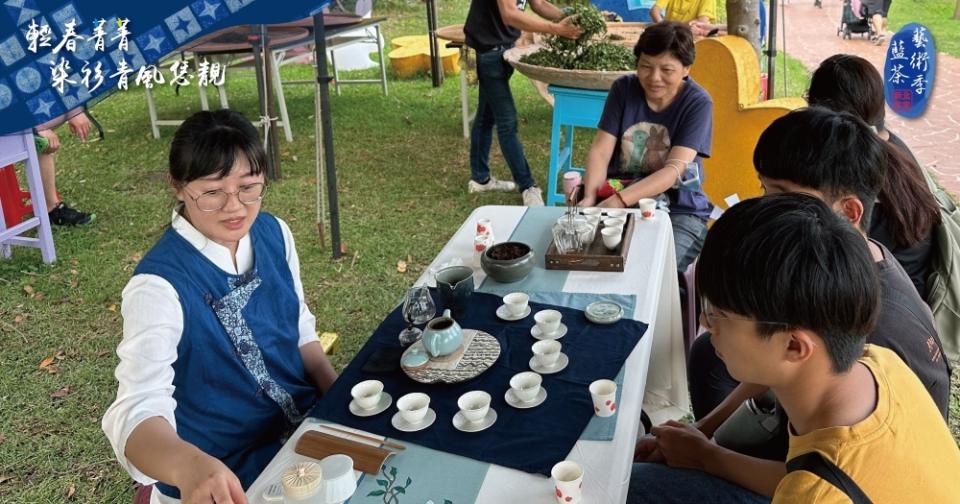 ▲「茶金主題」旅行活動結合點茶活動,體驗古代品茶方式。(圖/新北市客家局提供)