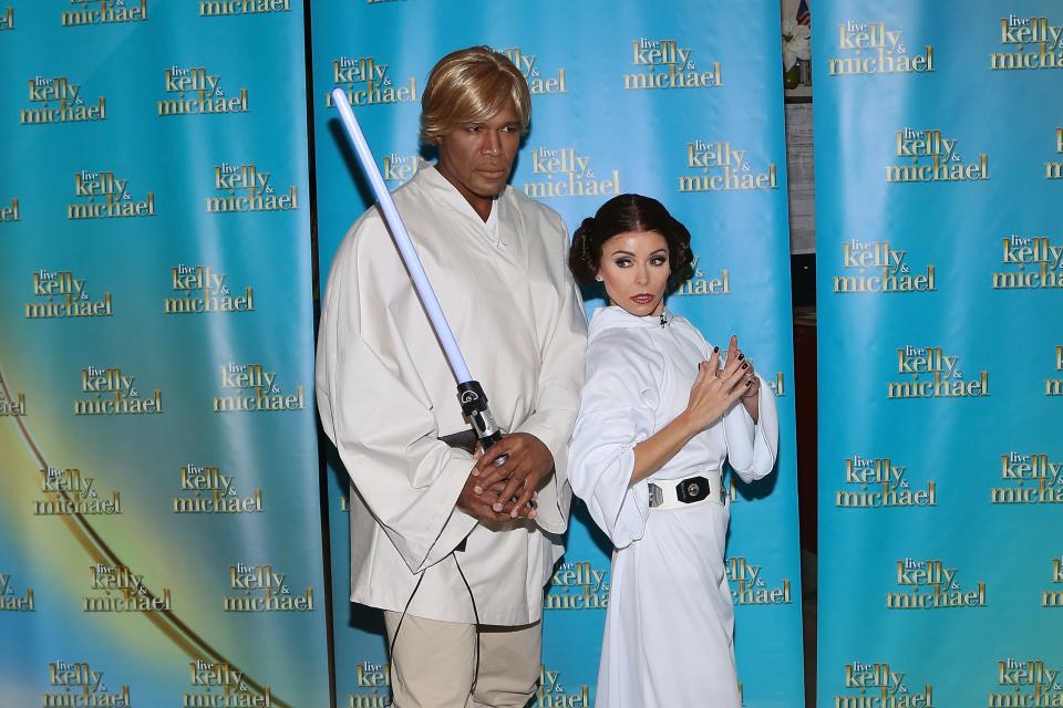 Michael Strahan and Kelly Ripa: Luke Skywalker and Princess Leia