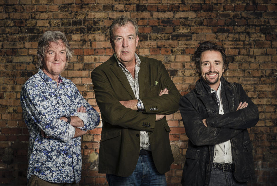 James May, Clarkson and Richard Hammond (Credit: Amazon)