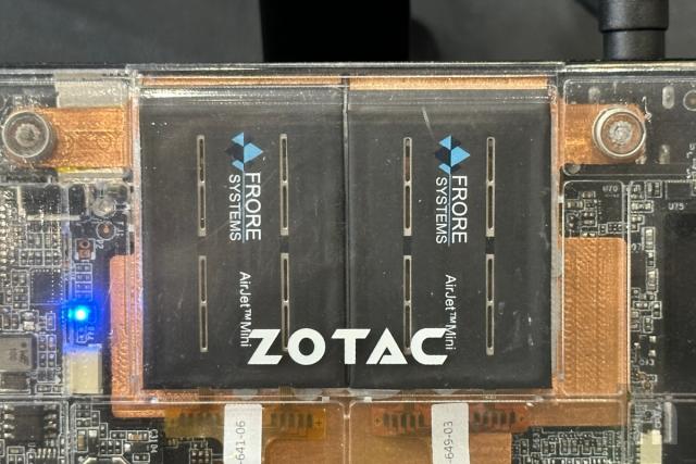 Zotac在新款微型PC採用Frore Systems打造的固態主動散熱晶片，讓機身