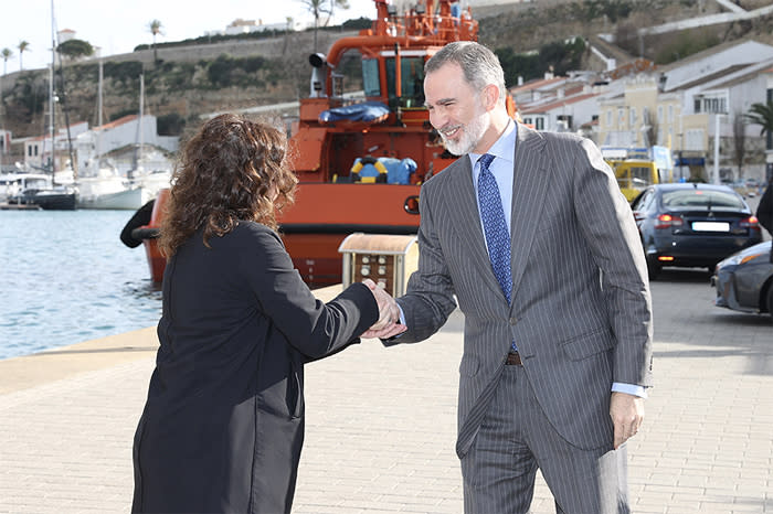 Reyes Felipe y Letizia en Menorca