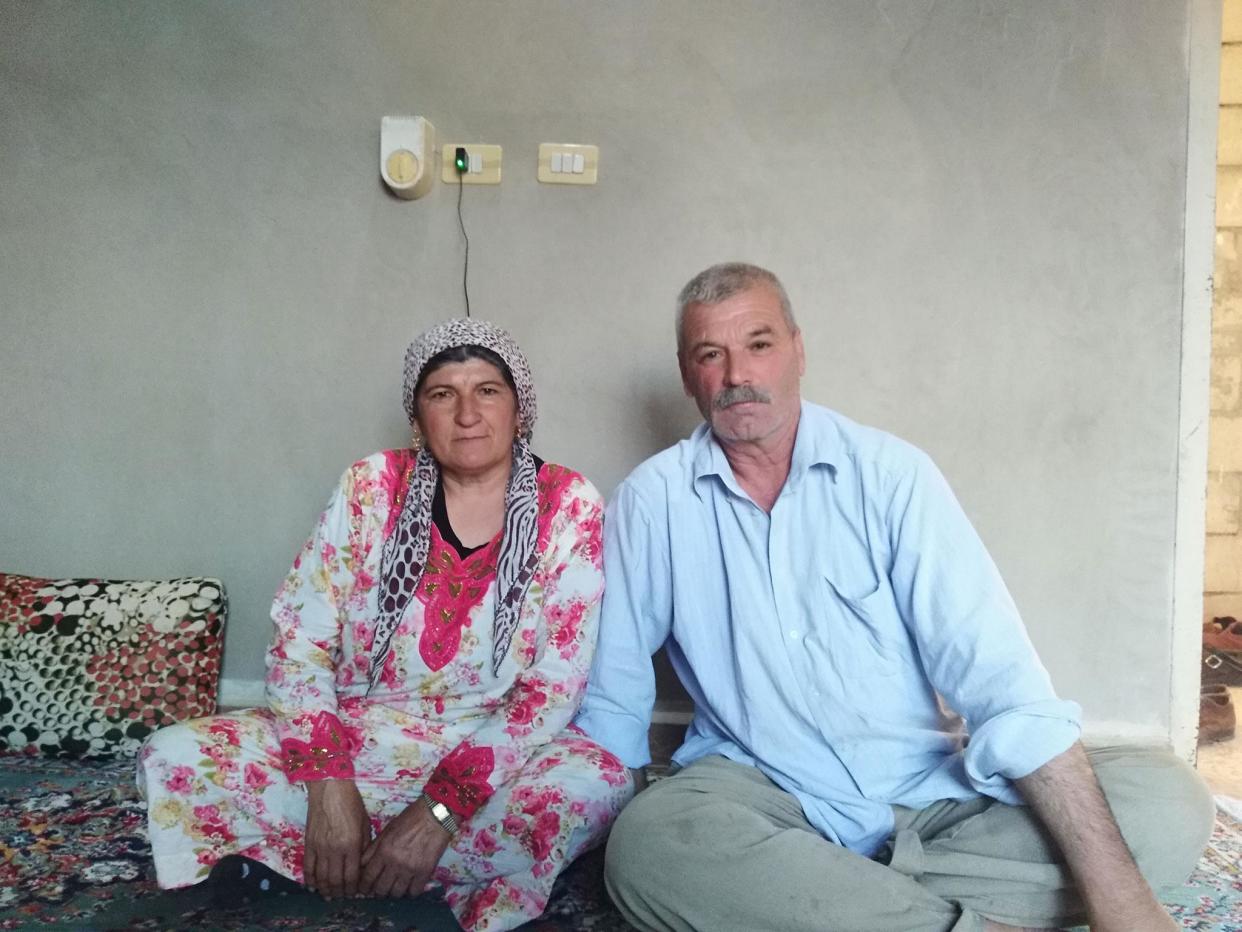 Shekh Qamber and his wife Adula Mahmoud Safar, Kurdish Yazidis facing persecution in Afrin: Supplied