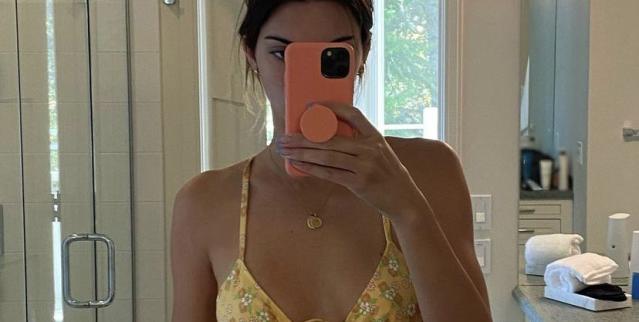 Kendall Jenner Wore Gloves that Matched Her Bra and Underwear