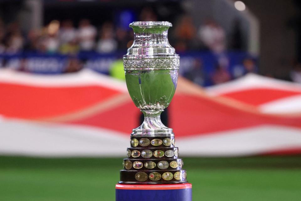 The Copa America trophy is on the line this weekend (AFP via Getty Images)