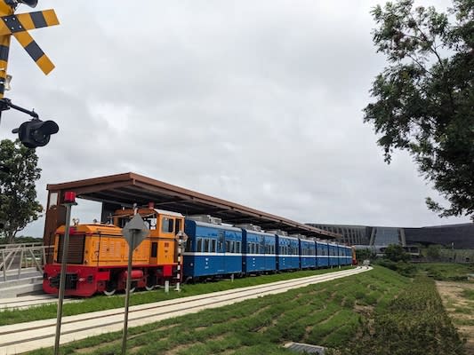 ▲蒜頭糖廠五分車10月7日通車故宮南院。（圖／故宮南院提供)