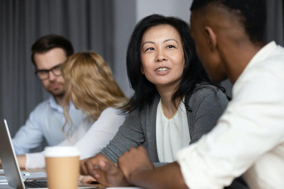 Employers have a duty to minimise workplace hazards. <a href="https://www.shutterstock.com/image-photo/focus-asian-ethnicity-middleaged-woman-mentor-1751484326" rel="nofollow noopener" target="_blank" data-ylk="slk:Shutterstock;elm:context_link;itc:0;sec:content-canvas" class="link ">Shutterstock</a>