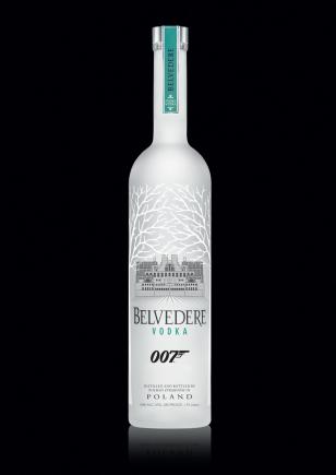 Belvedere Vodka Silver Sabre 007 Collectors Edition 1.75L