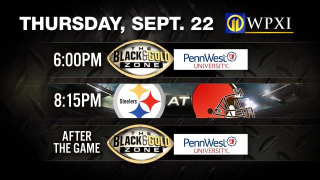 WPXI-TV Pittsburgh - 🖤💛 HERE WE GO! Our Channel 11 Morning News team is  ready for the Pittsburgh Steelers vs. Browns Thursday Night Football game  tonight on WPXI! Our coverage starts at
