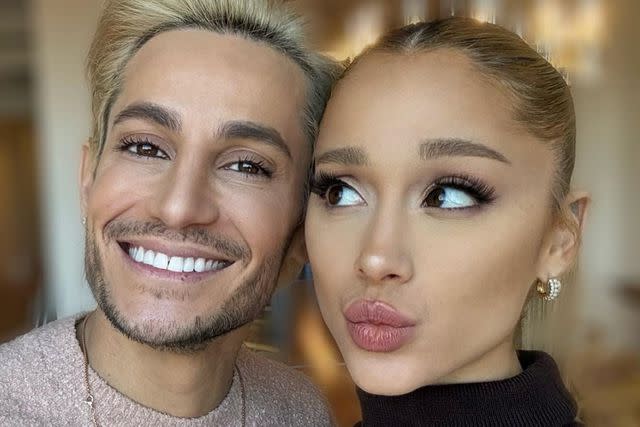 <p>Frankie Grande/Instagram</p> Frankie and Ariana Grande in 2024