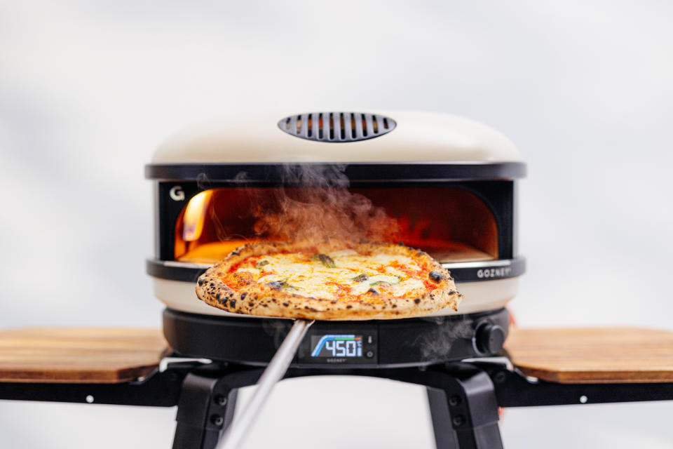 The Gozney Arc cooks 14-inch pizzas in just 60 seconds. Credit: Gozney 