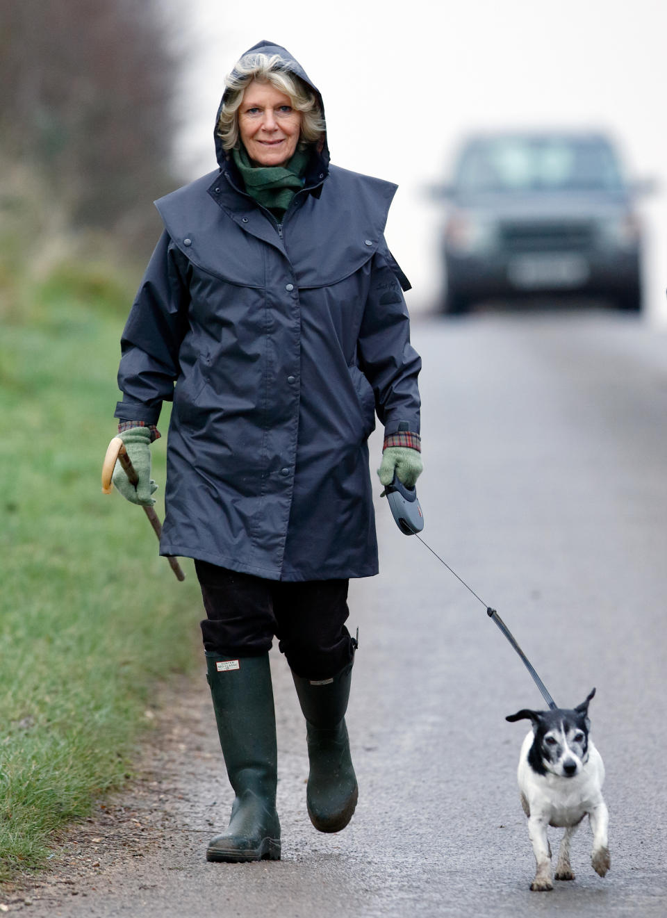 Camilla, Duchess of Cornwall has been a longtime fan of wearing Hunter boots.  (Photo by Max Mumby/Indigo/Getty Images)
