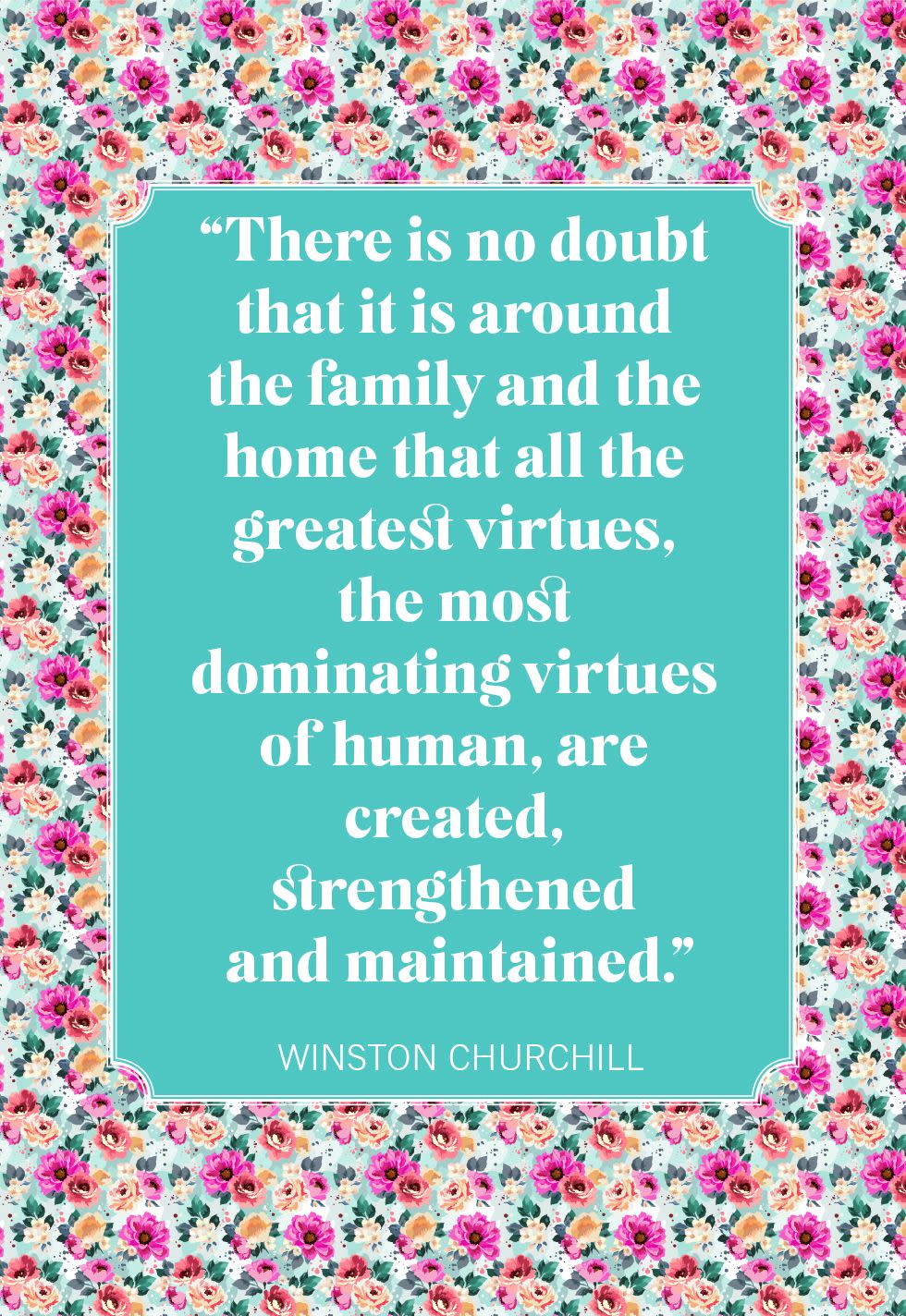 family quotes churchill