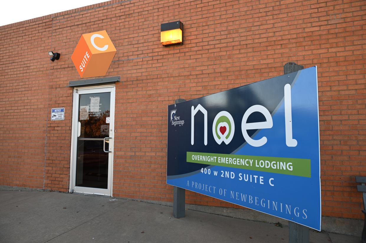 Hutchinson's Noel Lodge provides community-aid services for the homeless and those in need, their location at 400 W. Second Ave., Hutchinson, provides emergency shelter and other information on the assistance programs.