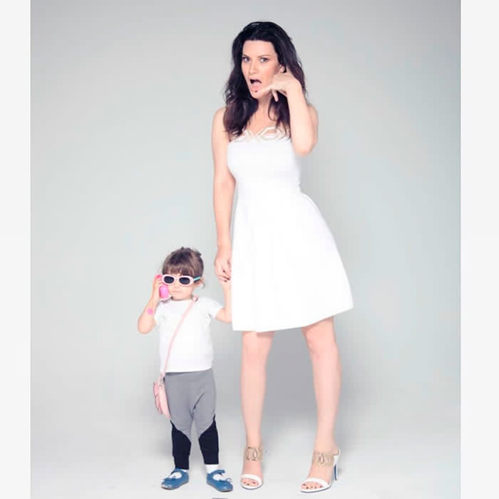 Laura Pausini y su hija Paola, una mini yo de la diva italiana