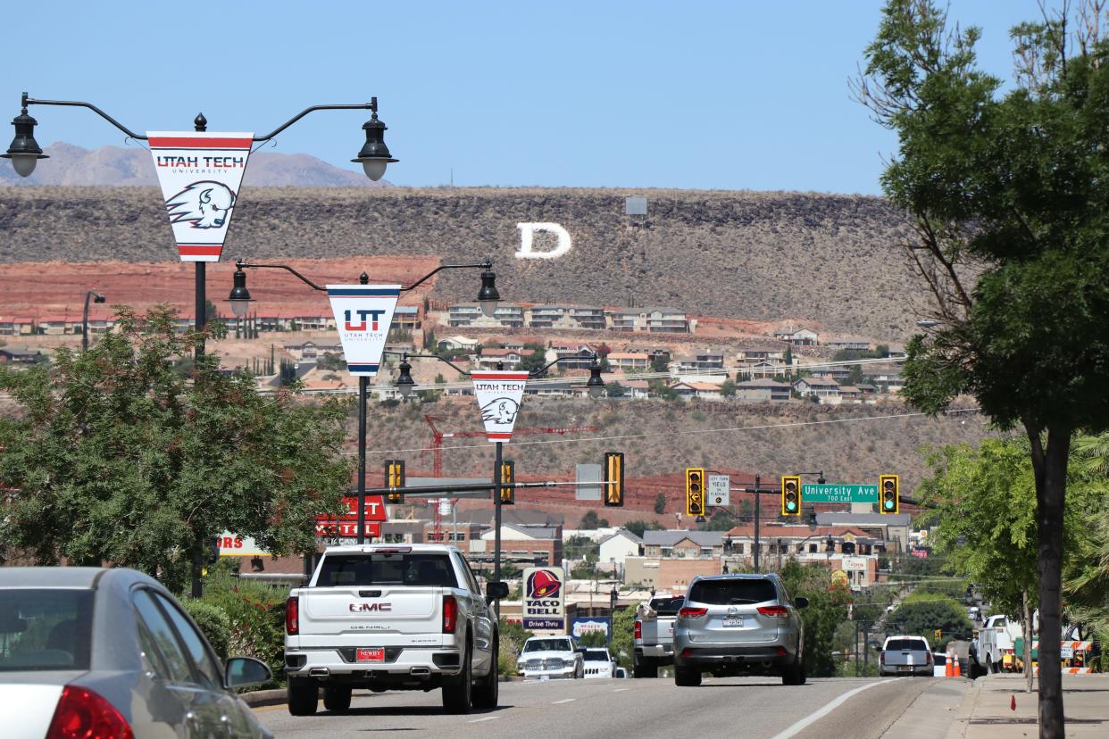 The "D" overlooking St. George, at over 100 years old and is owned by the state university in St. George, has just been added to the National Register of Historical Places by the National Parks Service on June 6, 2022.