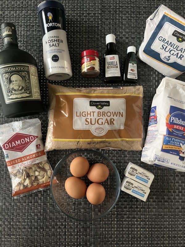 Ayesha Curry's Horchata Brownies Ingredients<p>Courtesy of Dante Parker</p>