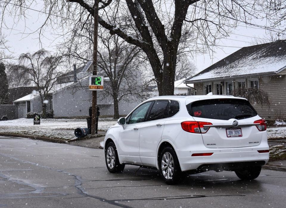 One of the improvements brought on by Gibsonburg’s Complete Streets Policy was this new flashing radar speed sign.