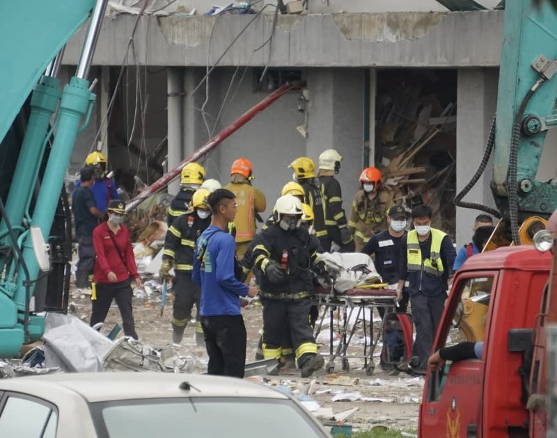 明揚國際科技公司22日爆炸意外，釀重大死傷。（中央社）