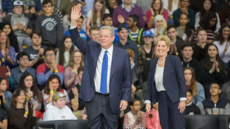 Climate change crusader Al Gore praises Ontario's cap and trade system during Toronto visit