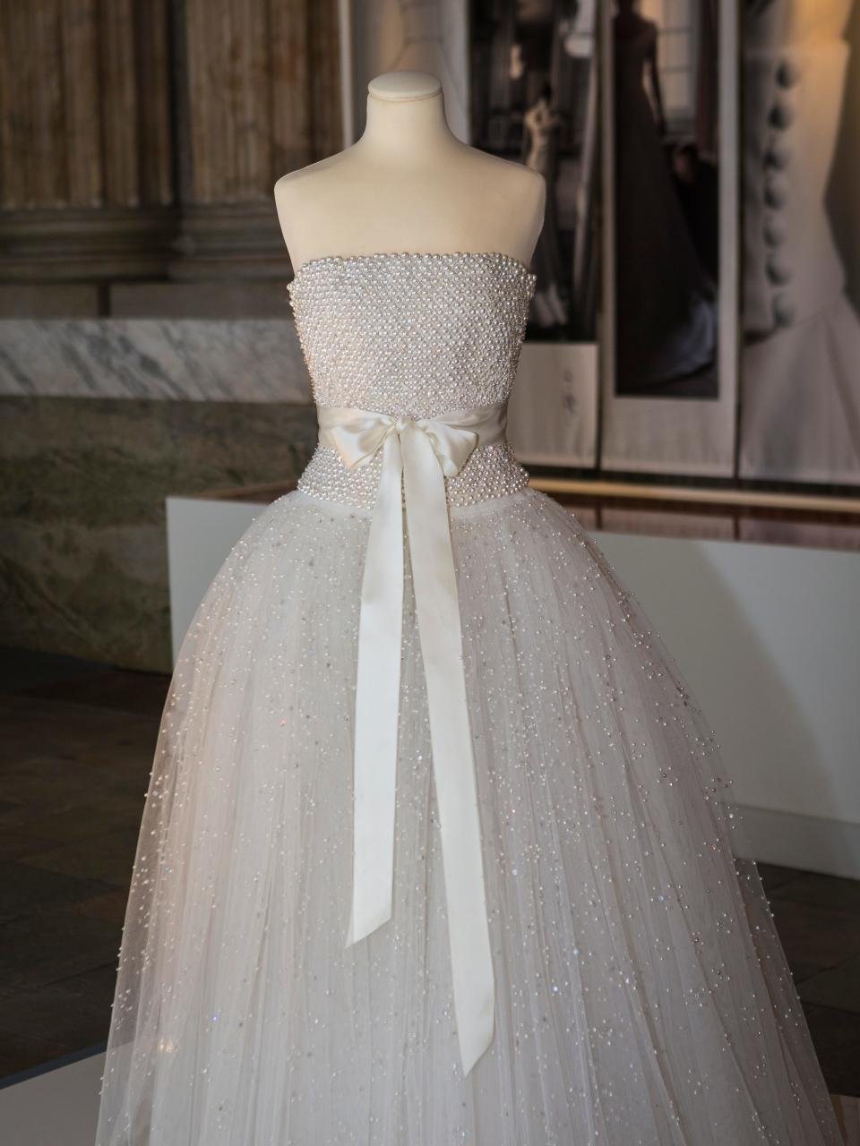 Princess Madeleine of Sweden's reception dress