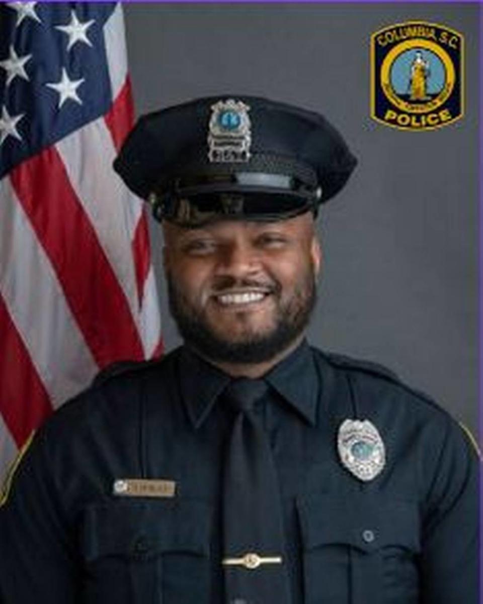 The Columbia Police Department said Master Police Officer Tyrell Owens Riley died. Columbia Police Department