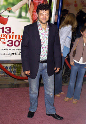 Andy Serkis at the L.A. premiere of Revolution Studios' 13 Going on 30