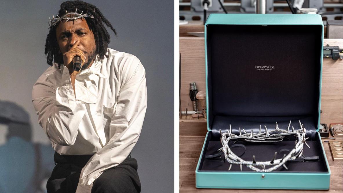 Kendrick Lamar Wears Tiffany & Co. Crown of Thorns for Glastonbury