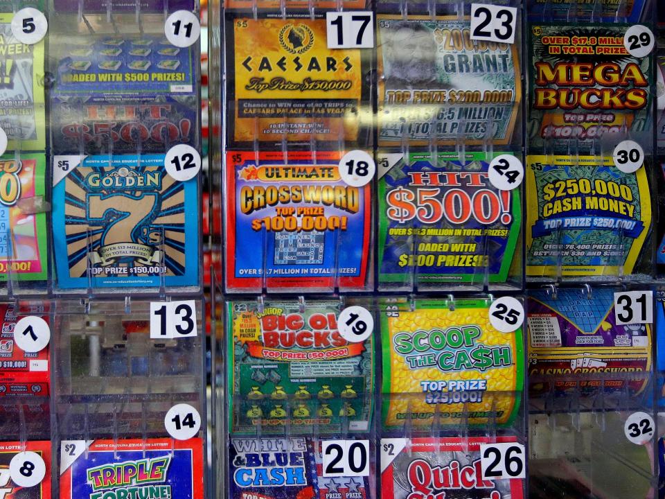 lottery scratch tickets