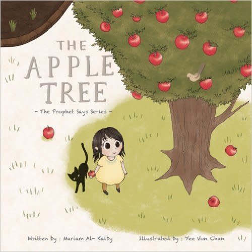 "Little Shaima plants a seed with her father in their front yard to grow a beautiful apple tree. Her father attempts to convince her that sharing whatever apples grow would be considered an act of charity. When apples finally grow on her tree, however, she becomes reluctant to share them with others. Then when she notices the happiness the apples bring to her friends, animals and birds, she begins to understand the merits of freely giving them away. This story follows Shaima&rsquo;s inner struggle to overcome her own selfishness and discover the joy of sharing with others." -- <a href="http://www.ruqayasbookshelf.com/the-prophet-says-series-book-review/" target="_blank">Ruqaya's Bookshelf</a>