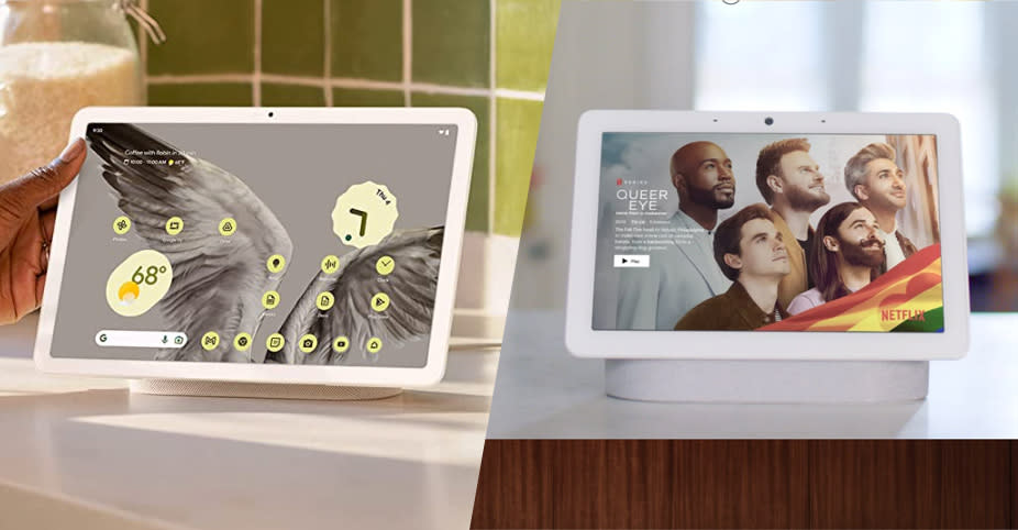  Google Pixel Tablet vs Nest Hub Max 