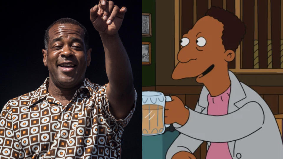 Alex Désert voices Carl in the latest episode of 'The Simpsons'. (Credit: Harmony Gerber/Getty Images/Fox)