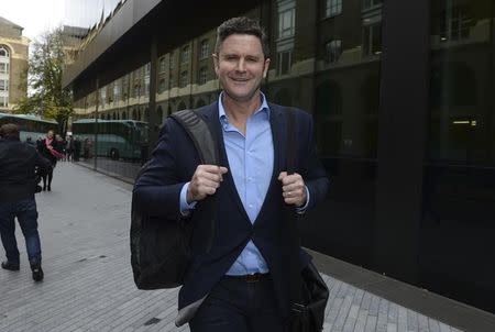 Former New Zealand cricket captain Chris Cairns leaves Southwark Crown Court in London, Britain November 30, 2015. REUTERS/Philip Brown