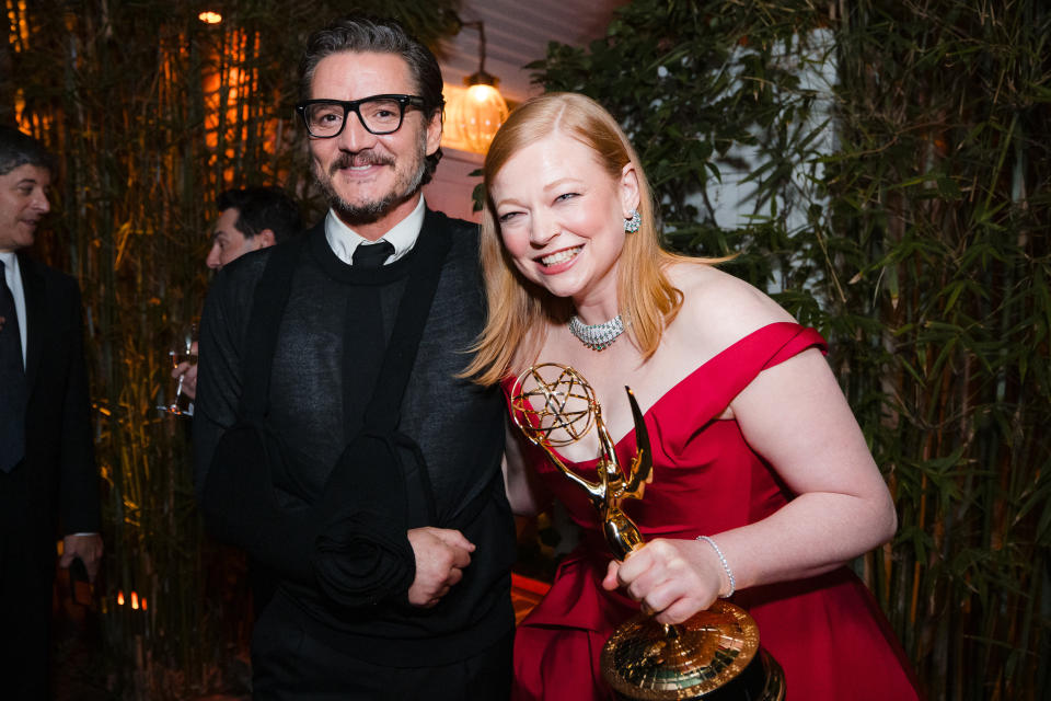 Pedro Pascal and Sarah Snook